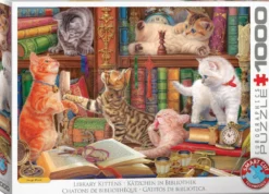 Poesjes in de Bibliotheek Puzzel (1000 stukjes)