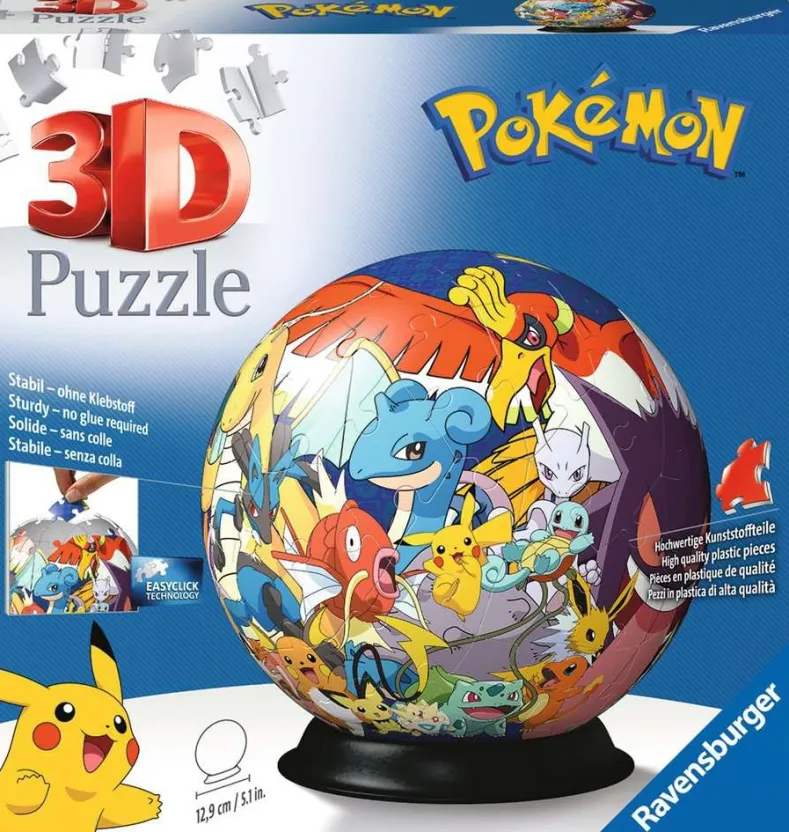Pokemon Bal - 3D Puzzel (72 stukjes)