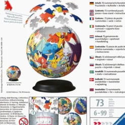 Pokemon Bal - 3D Puzzel (72 stukjes)
