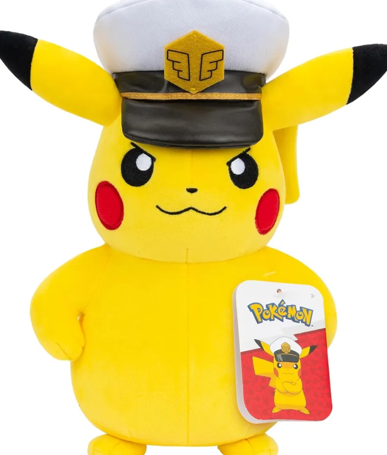 Pokemon - Captain Pikachu Knuffel (20cm)