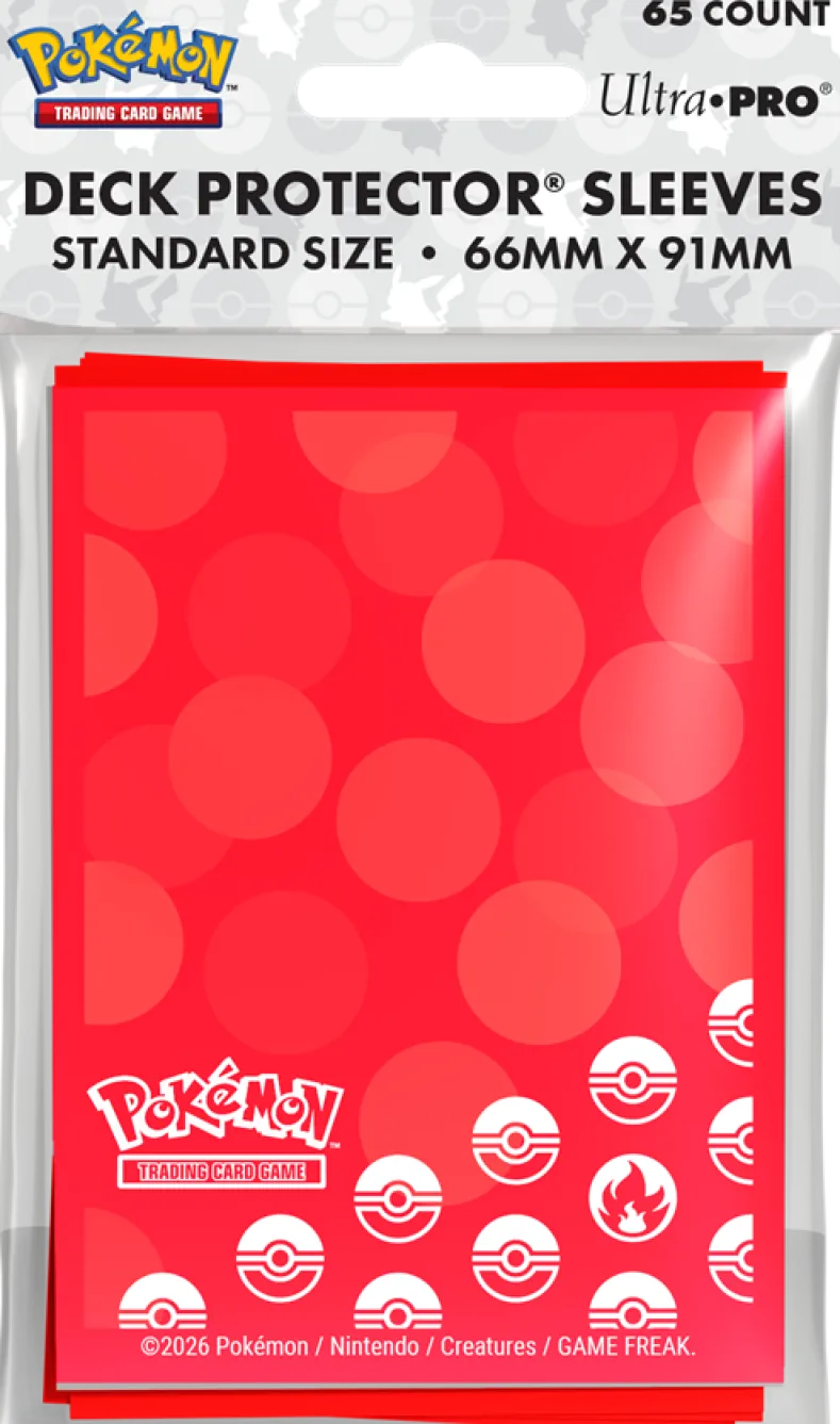 Pokemon - Energy Fire Sleeves (65 stuks)