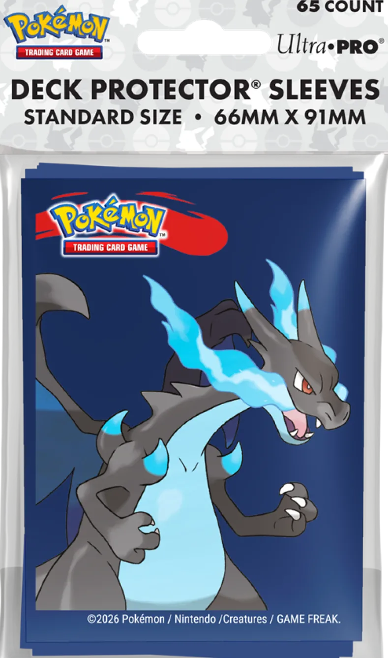 Pokemon - Mega Charizard X Sleeves (65 stuks)
