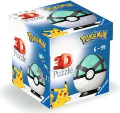 Pokemon Net Ball 3D Puzzel (54 stukjes)