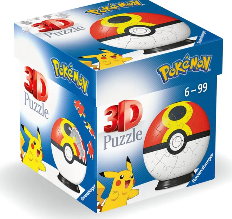 Pokemon Repeat Ball 3D Puzzelbal (55 stukjes)