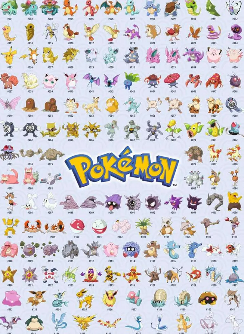 Pokémon 151 Puzzel (500 stukjes)
