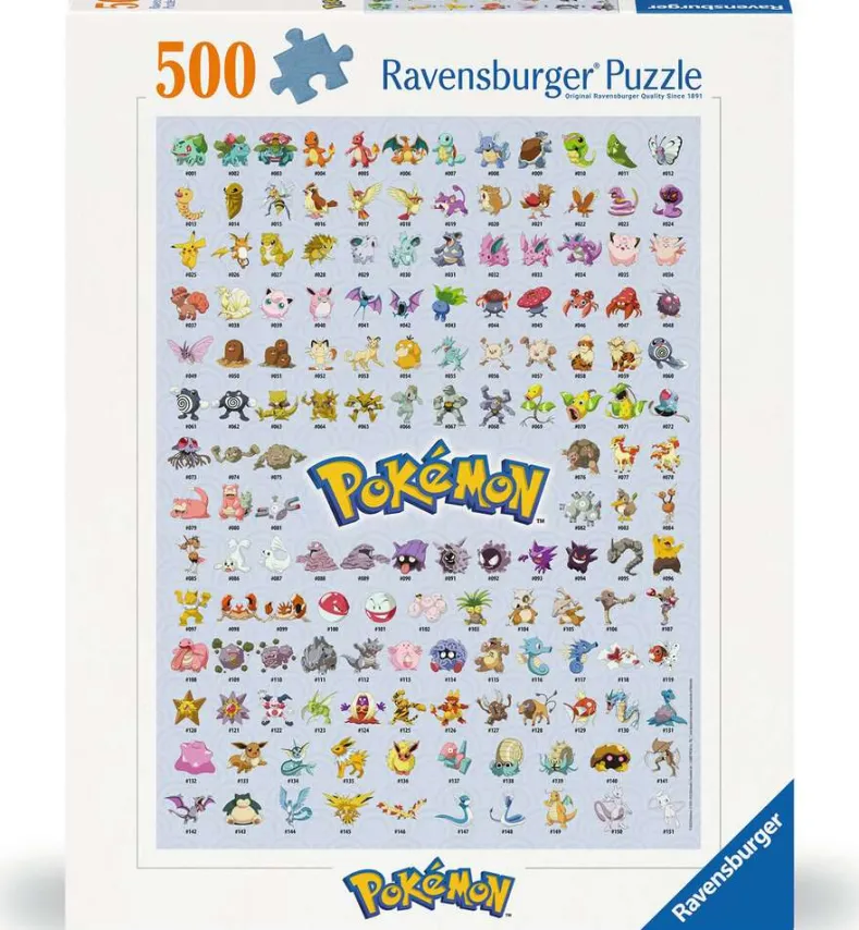 Pokémon 151 Puzzel (500 stukjes)