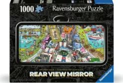 Politie Achtervolging Puzzel (Rearview Mirror) (1000 stukjes)