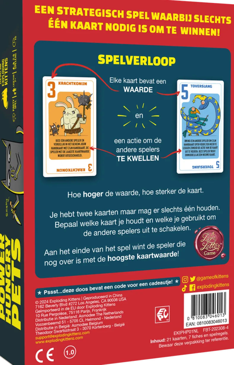 Power Hungry Pets - Kaartspel