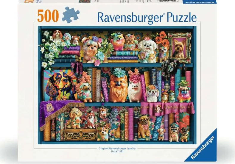 Precious Porcelain Pugs Puzzel (500 stukjes)