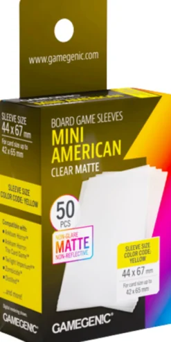 Prime Board Game Matte Sleeves - Mini American 44x67mm (50 stuks) - Boxed