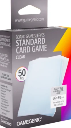 Prime Board Game Sleeves - Standard Sized 66x91mm (50 stuks) - Boxed