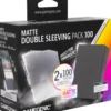 Prime Matte Double Sleeving Pack 66x91mm Clear & Black (100 stuks) - Boxed