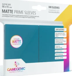 Prime Matte Sleeves 66x91mm Blauw (100 stuks)