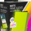 Prime Matte Sleeves 66x91mm Lime (100 stuks) - Boxed