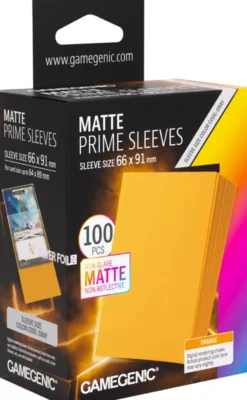 Prime Matte Sleeves 66x91mm Oranje (100 stuks) - Boxed