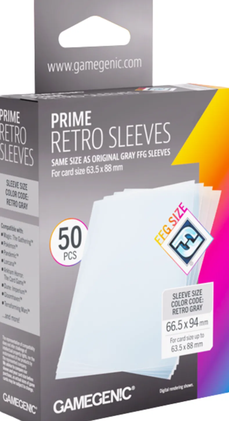 Prime Retro Sleeves 63,5x88mm (50 stuks) - Boxed
