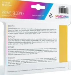 Prime Sleeves 66x91mm Geel (100 stuks)