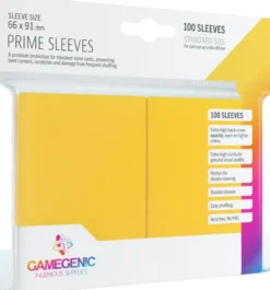 Prime Sleeves 66x91mm Geel (100 stuks)