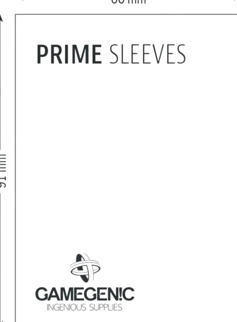 Prime Sleeves 66x91mm Paars (100 stuks) - Boxed