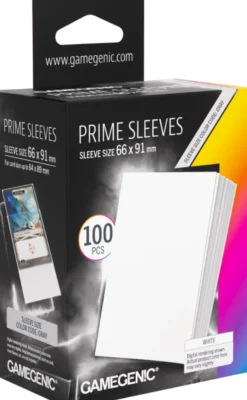 Prime Sleeves 66x91mm Wit (100 stuks) - Boxed
