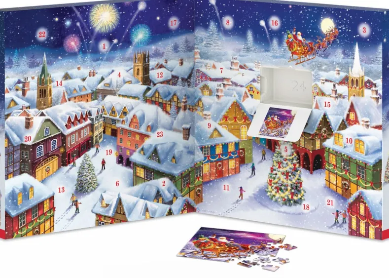 Puzzle Adventskalender - Christmas Memories Puzzel (24 x 50 stukjes)