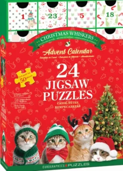 Puzzle Adventskalender - Christmas Whiskers Puzzel (24x50 stukjes)