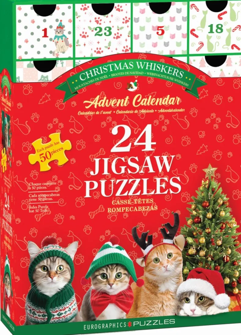 Puzzle Adventskalender - Christmas Whiskers Puzzel (24x50 stukjes)