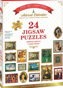 Puzzle Adventskalender - Fine Art Christmas Puzzle (24x50 stukjes)