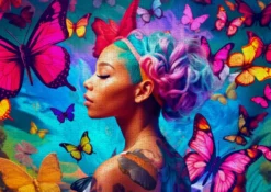 Queen of Butterflies (1000 stukjes)