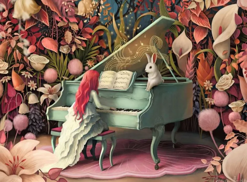 Rabbit Recital Puzzel (500 stukjes)
