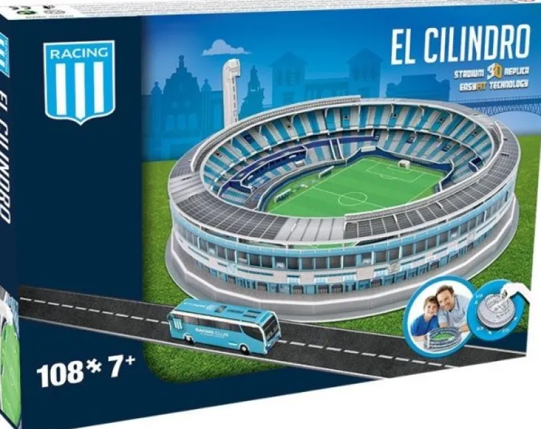 Racing - El Cilindro 3D Puzzel (108 stukjes)