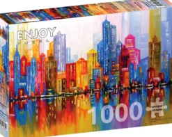 Rainbow City Puzzel (1000 stukjes)