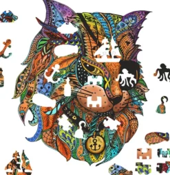 Rainbow Houten Puzzel - Piraten Kat (116 stukjes)