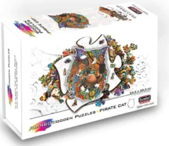 Rainbow Houten Puzzel - Piraten Kat (116 stukjes)