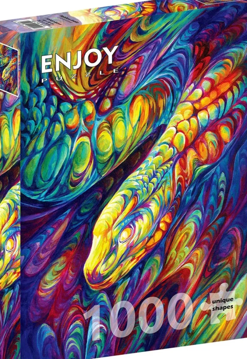 Rainbow Snake Puzzel (1000 stukjes)