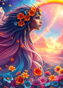 Rainbow Woman Puzzel (500 stukjes)