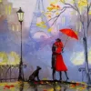 Rainy Day in Paris Puzzel (1000 stukjes)