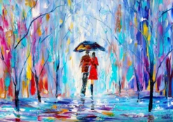 Rainy Love Puzzel (1000 stukjes)