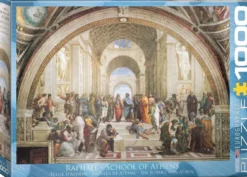 Raphaël - The School of Athens Puzzel (1000 stukjes)
