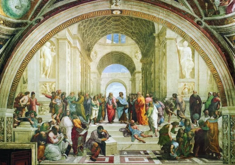 Raphaël - The School of Athens Puzzel (1000 stukjes)