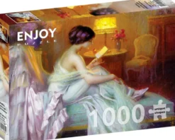 Reading at Lamp Light Puzzel (1000 stukjes)