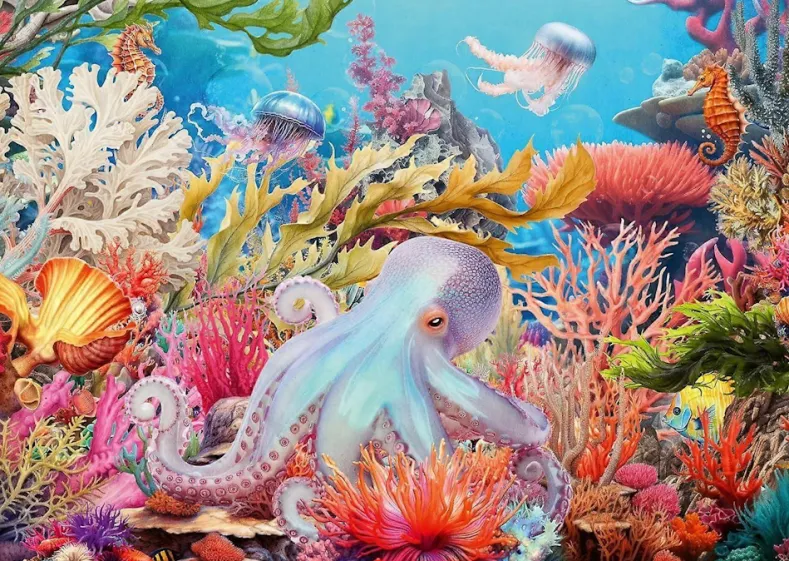 Reef Life Puzzel (500 XL stukjes)