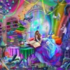 Regenbogen-Magie-Studie Puzzel (1000 stukjes)