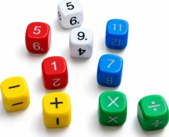 Reken Dobbelstenen Set (10 stuks)