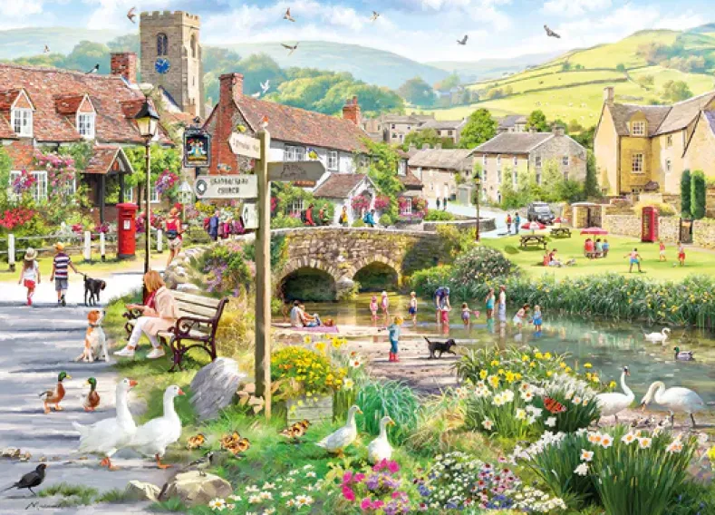 Richard Macneil - Puddle Ducks & Paddling Puzzel (500 stukjes)