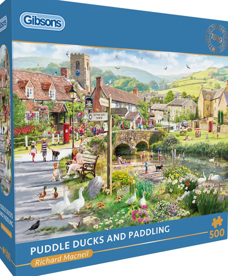 Richard Macneil - Puddle Ducks & Paddling Puzzel (500 stukjes)