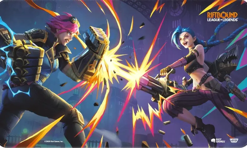 Riftbound: League of Legends TCG - Vendetta Playmat - Vi vs Jinx
