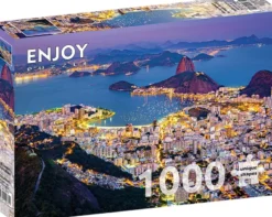 Rio de Janeiro by Night - Brazil Puzzel (1000 stukjes)