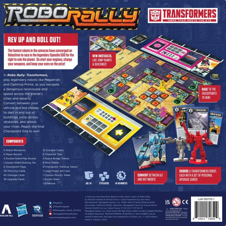 Robo Rally - Transformers