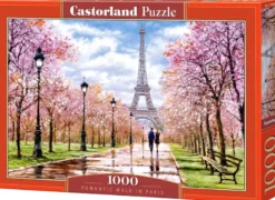 Romantic Walk in Paris Puzzel (1000 stukjes)